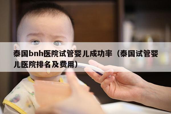 泰国bnh医院试管婴儿成功率（泰国试管婴儿医院排名及费用）