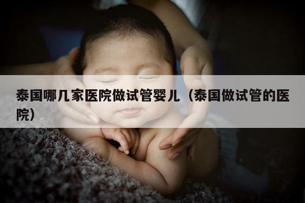 泰国哪几家医院做试管婴儿（泰国做试管的医院）