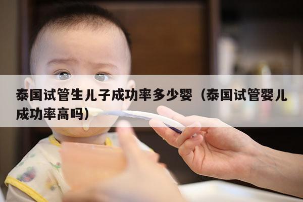 泰国试管生EZ成功率多少婴（泰国试管婴儿成功率高吗）