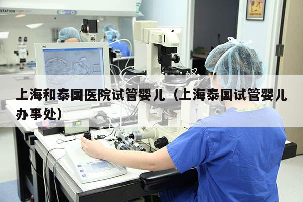 上海和泰国医院试管婴儿（上海泰国试管婴儿办事处）