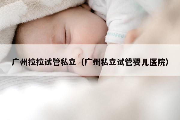 广州拉拉试管私立（广州私立试管婴儿医院）