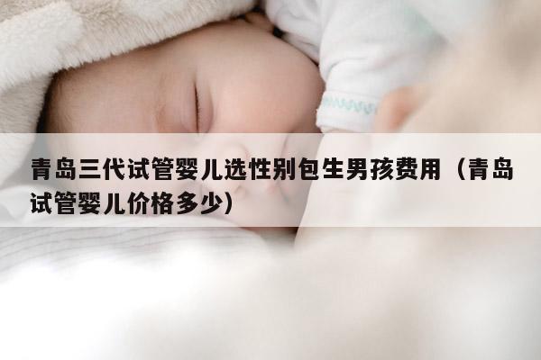 青岛三代试管婴儿选XB包生NH费用（青岛试管婴儿价格多少）