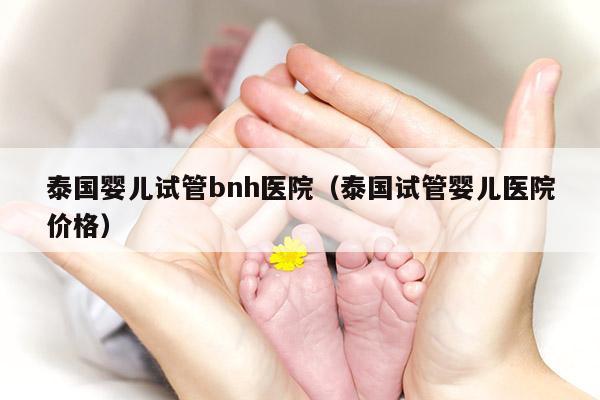 泰国婴儿试管bnh医院（泰国试管婴儿医院价格）