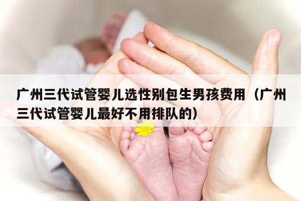 广州三代试管婴儿选XB包生NH费用（广州三代试管婴儿最好不用排队的）